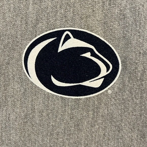 Champion Penn State Nittany Lions Reverse Weave Crewneck Sweatshirt Medium Gray - Picture 2 of 13